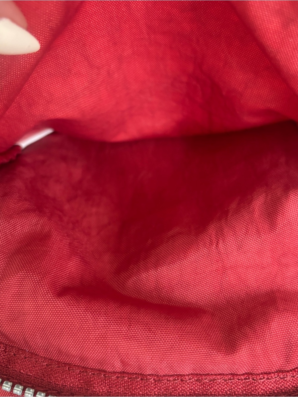 Kipling Mini Crossbody Bag Purse Eldorado Nylon Lightweight Red Zip Purse - Picture 7 of 7